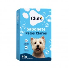 92041 - Sabonete Pelos Claros 80g - Club Cat Dog 
