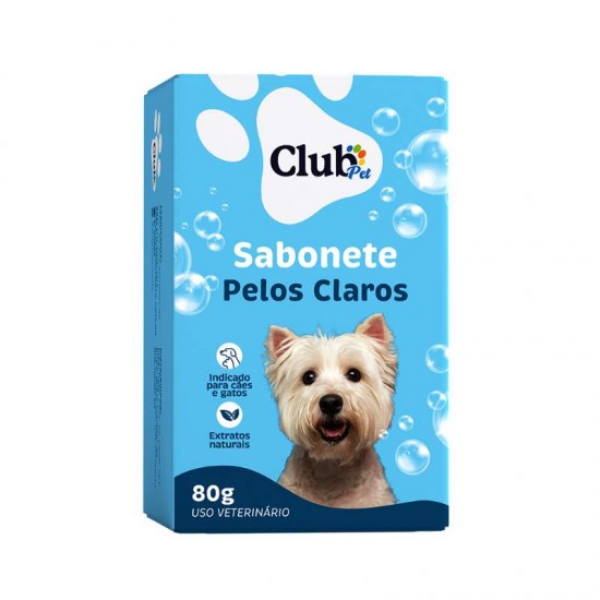 Sabonete Pelos Claros 80g - Club Cat Dog - DANDO BRILHO E MACIEZ A PELAGEM