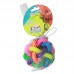 Brinquedo plastico bola colorida com sino P - Savana - 6,5cm 