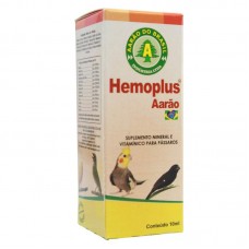 92120 - Suplemento vitaminico Hemoplus Fr 10ml - Aarão do Brasil - MEDIDAS: A12XC9CM
