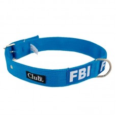 81824 - Coleira nylon FBI grande porte - Azul - N10 - Club Pet Viva - 750x40x7mm 