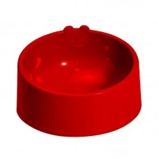87254 - Comedouro Plástico Pequeno 200ml Vermelho- Club Pet Maxx 