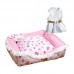 KIT CAMA TECIDO QUADRADA G + BRINDE P*0