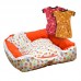 KIT CAMA TECIDO QUADRADA M + BRINDE P*0