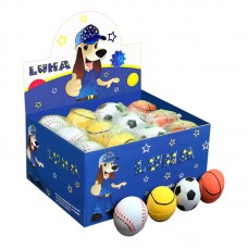 97832 - BRINQ BORRACHA MACICA BOLA DISPLAY 24UN P*0