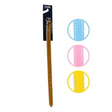 97811 - COLEIRA DE COURO FORRADA COM EVA N°8 COM A MEDIDA DE 64CM X 32MM