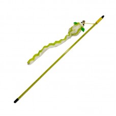 97872 - BRINQ PLAST VARINHA ELAST RATO C/CATNIP P*0