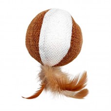 97869 - BRINQ PELUCIA BOLA C/CATNIP/PENAS P*0