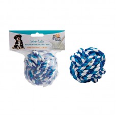 76166 - BRINQ CORDA BOLA AZUL LEITE P*0
