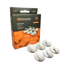 94112 - KIT GANCHO PLAST ADESIVO P/TELA 6UN P*0