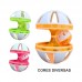 BRINQ PLAST BAMBOLE C/GUIZO COLORS