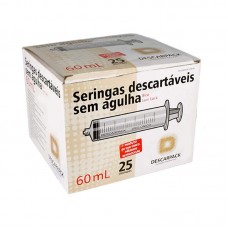 95323 - SERINGA LOCK DESCARPACK S/AG 60ML 25UN P*0