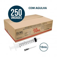 96787 - SERINGA LS SR C/AG 25X0,7MM 10ML 250UN P*0