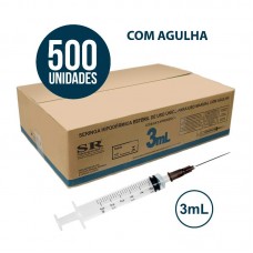 96785 - SERINGA LS SR C/AG 25X0,7MM 3ML 500UN P*0