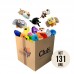 KIT BRINQ PELUCIA C/131 UNID