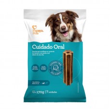 98256 - SNACK PARA CUIDADO ORAL, NO FORMATO QUE FACILITA A LIMPEZA, PARA PORTE MEDIO E TEM 7 UNIDADES