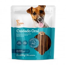98254 - SNACK PARA CUIDADO ORAL, NO FORMATO QUE FACILITA A LIMPEZA, PARA AS RACAS PEQUENAS E TEM 30 UNIDADES