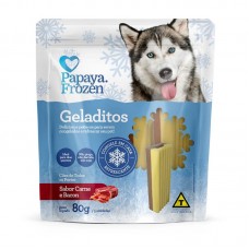 98283 - SNACKS QUE PODEM SER CONGELADOS EM CASA, NAO PINGAM NEM SUJAM E NO SABOR CARNE E BACON