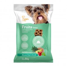 98265 - SNACK COM FORMATO CILINDRO, COM ABACAXI, MACA E HORTELA QUE AUXILIAM NO DESINTOXICACAO DO PET