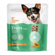 98264 - SNACK COM FORMATO CILINDRO, COM MAMAO E AVEIA QUE AUXILIAM NA DIGESTAO DO PET.