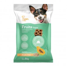 98263 - SNACK COM FORMATO CILINDRO, COM MAMAO E AVEIA QUE AUXILIAM NA DIGESTAO DO PET.