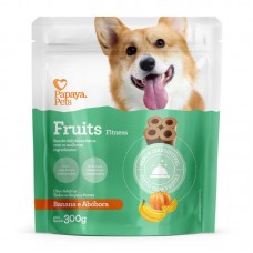 98268 - SNACK COM FORMATO CILINDRO, COM BANANA E ABOBORA QUE AUXILIAM NA DIETA DO PET.