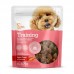 SNACK EM FORMATO ESPECIAL PARA TREINAR E ADESTRAR CAES, NO SABOR CARNE E CENOURA E CONTEM 100 GRAMAS