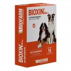 98157 - Antimicrobiano Bioxin 200mg a Base de Doxiciclina I 14 Comprimidos