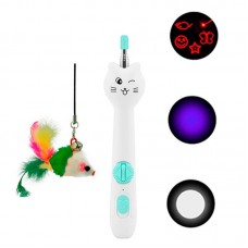 98250 - BRINQUEDO DE PLASTICO NA COR VERDE, VARINHA COM LASER QUE ESTICA, PELUCIA E COM LUZES 