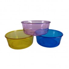 98442 - TIGELA PLAST COLORS G 210ML C/12