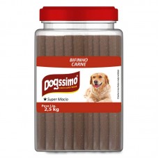 98379 - BIFINHO EM BARRAS, NO SABOR CARNE, SUPER MACIO E EM POTE QUE CONTEM 2,5 KILOS