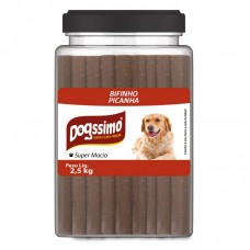 98380 - BIFINHO EM BARRAS, NO SABOR PICANHA, SUPER MACIO E EM POTE QUE CONTEM 2,5 KILOS