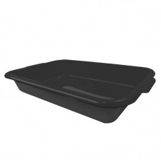 98290 - BANDEJA PLASTICA HIGIENICA, NA COR PRETO E IDEAL PARA GATOS.