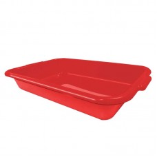 98292 - BANDEJA PLASTICA HIGIENICA, NA COR VERMELHA E IDEAL PARA GATOS.