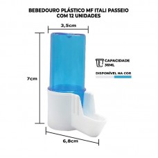98477 - BEBEDOURO PLASTICO MALHA FINA ITALIANO PASSEIO E COM CAPACIDADE DE 36 MILITROS 