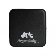 98181 - ESTOJO PARA TESOURAS ACOLCHOADO, COM ELASTICO, COM ZIPER E COM CAPACIDADE DE 4 UNIDADES NA COR PRETA