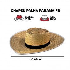 98384 - CHAPEU DE PALHA PANAMA E LEVE 