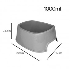 99980 - COMED PLAST QUADRADO 1000ML CZ