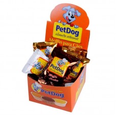 52022 - Bolo para cães muffin misto - Pet Dog - caixa com 16 unidades