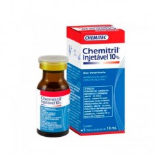 71193 - Antibiotico chemitril 10% injetavel 10ml - Chemitec