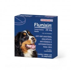 71206 - Anti-inflamatorio flunixin 20mg com 10 comprimidos - Chemitec 