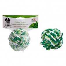 76169 - Brinquedo corda bolinha verde menta - Savana - 6cm 