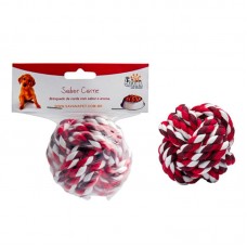 76170 - Brinquedo corda bolinha vermelha carne - Savana - 6cm 