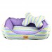 Cama Tecido Retangular sem Manta G - Club Chickao - 81x61x27cm 