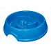 Comedouro Plastico Lento Coma Melhor Slim - Furacão Pet - Azul - MEDIDAS: L21XA7CM 