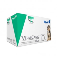 79927 - Vermifugo Vermicanis 800mg Display 15 cartuchos - World Vet - Até 10kg