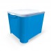 Porta Ração plastico Container Azul suporta até 15kg - Azul - Furacao Pet - MEDIDAS: A32XC38XL34CM 