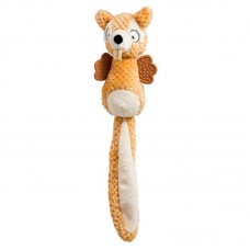 81101 - BRINQ PELUCIA ESQUILO C/MORDEDOR E APITO P*0