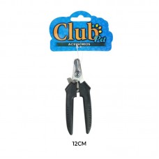 81676 - Alicate Unha Aço com Mola M - Club Pet Import - 12cm