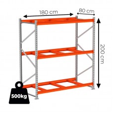 83115 - MINIPORTA PALLET ACO INIC 500KG 1.80X80 P*0